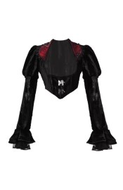 Blood Supply Duchess Velvet Bolero(Full Payment Without Shipping)